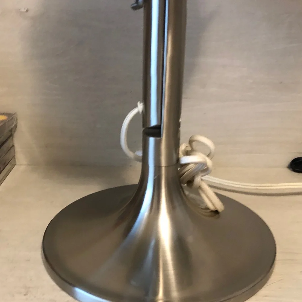 Art Deco Industrial Machine Age Modernist Space Age Electric Metal Lamp Pls Read